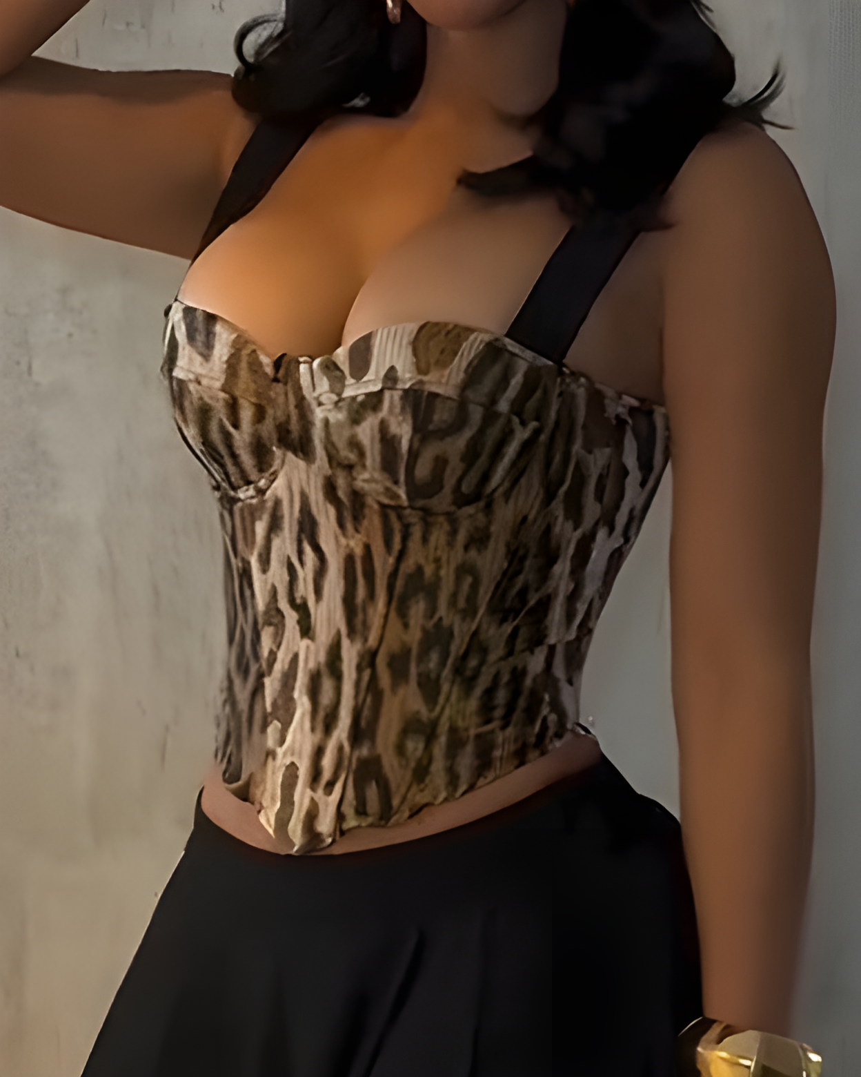 Printed Corset Top