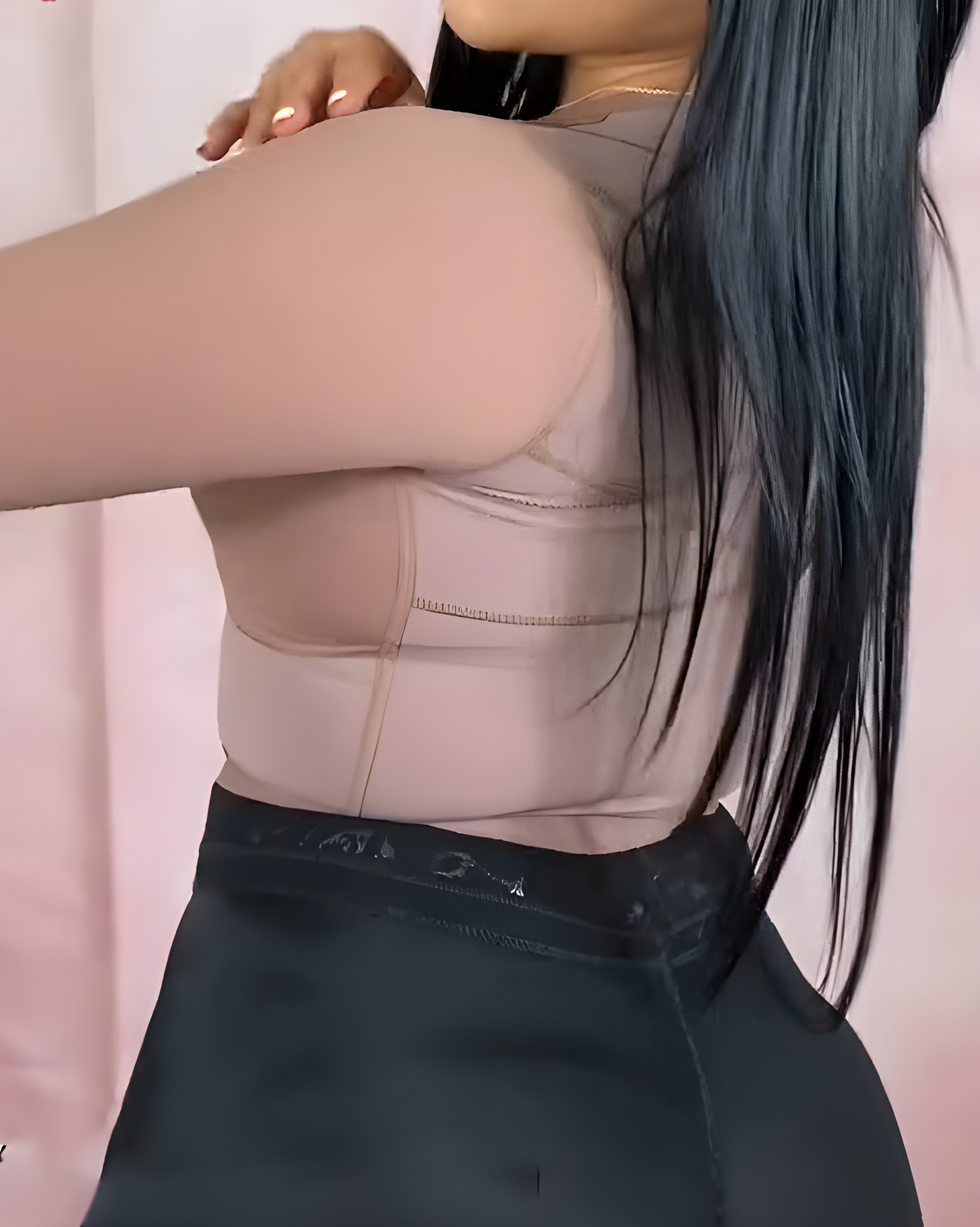 Long Sleeve Shaping Bra with Hook and Eye