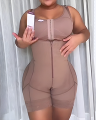 Front Zipper Hip Lift Open Bust Shapewear