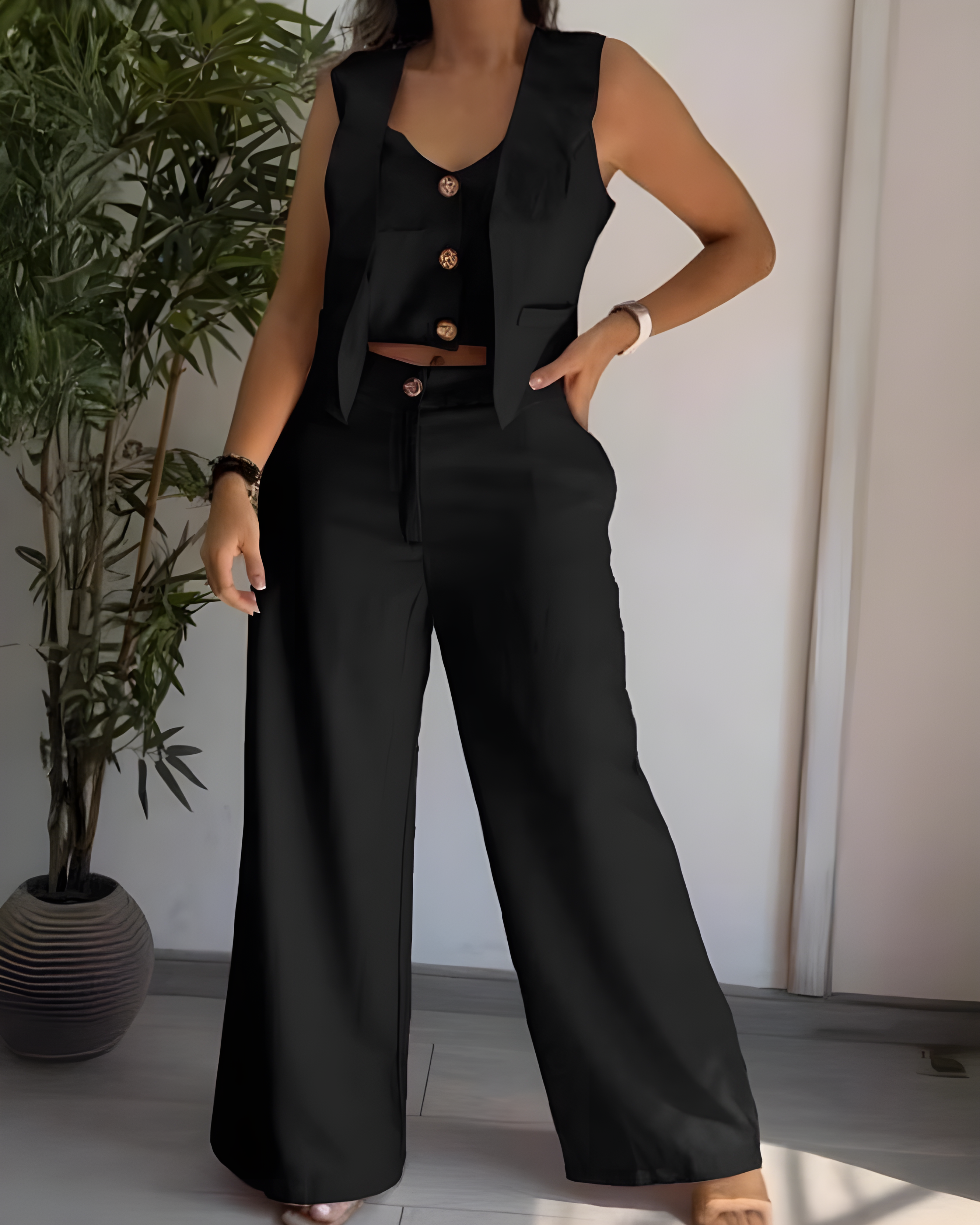 Casual Vest Suit