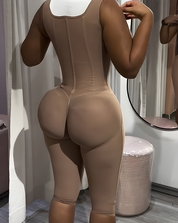 Steel Bone Hourglass Shaping Mid-Length Shapewear
