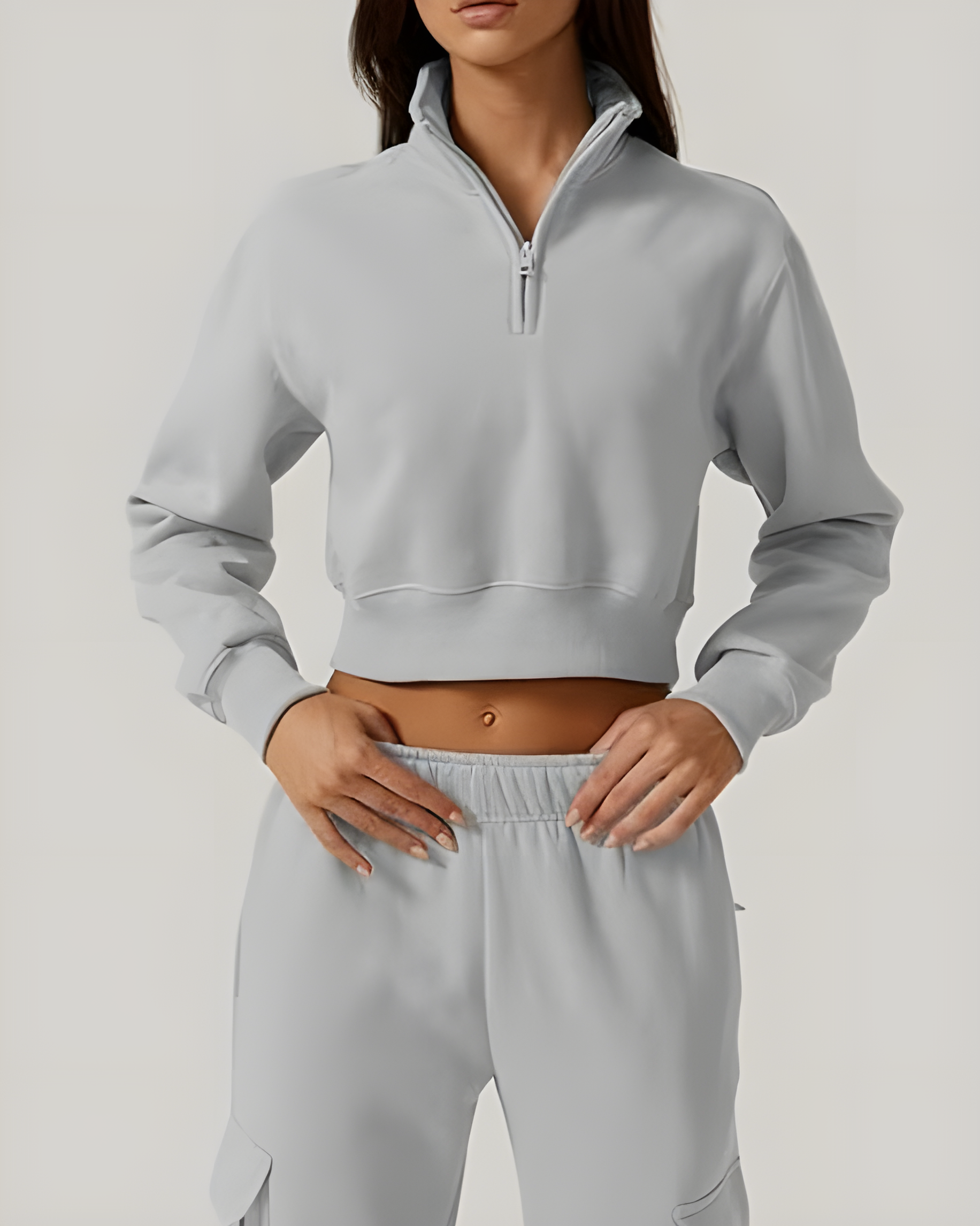 Slim Cargo Style Casual Set