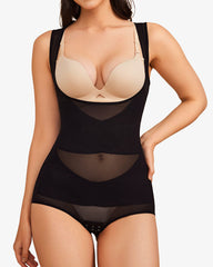 Seamless Open Bust Tummy Control Shapewear