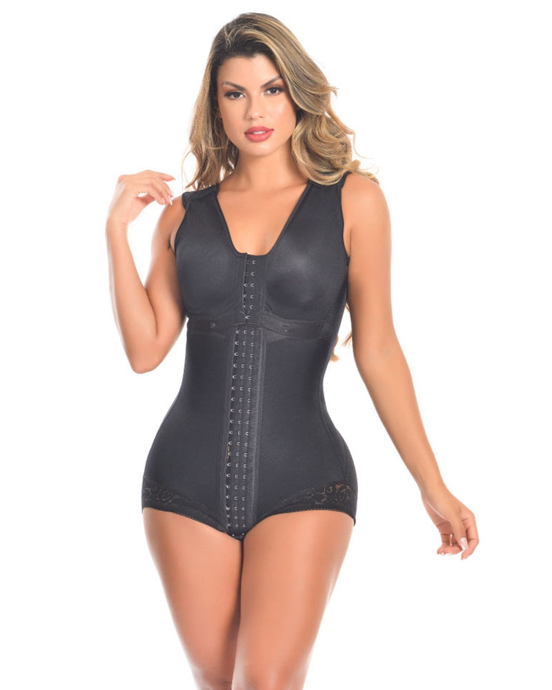 Adjustable Front Closure Fajas Lace shapewear