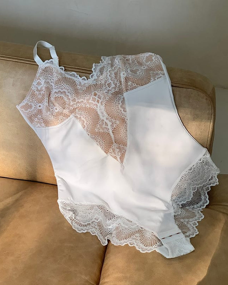 Sculpting Lace Bodysuit