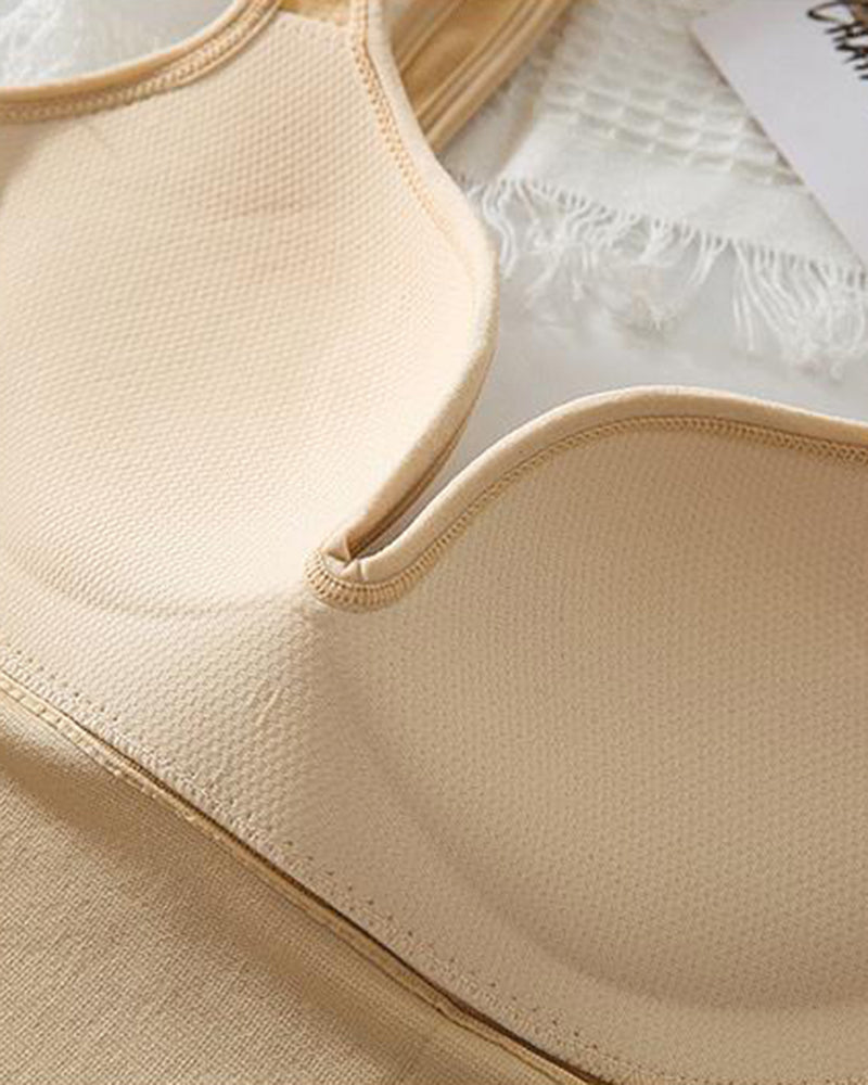 Shockproof Without Wire 3D Push-up Running Sports Bra