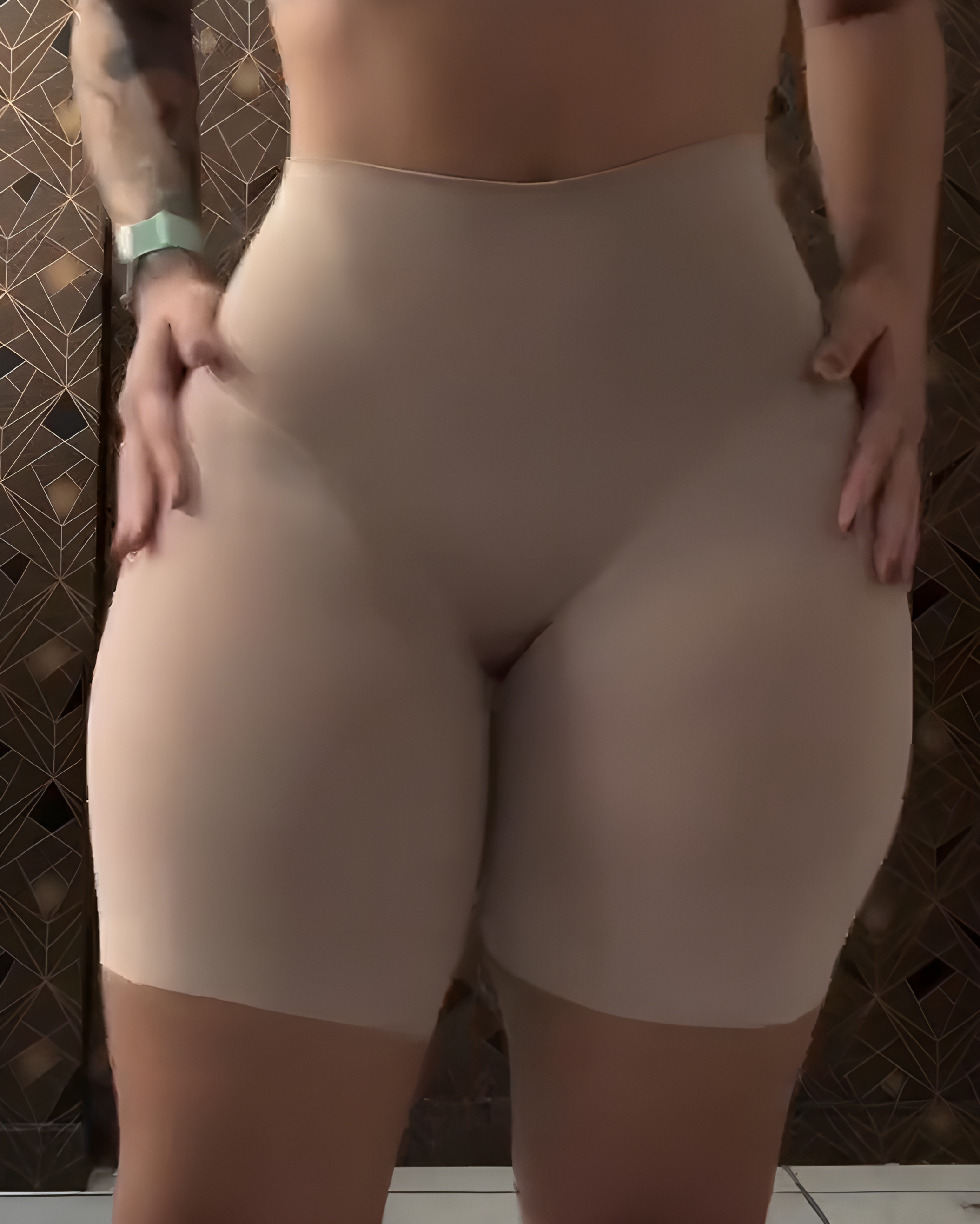 Mesh High Rise Tummy Control Shaping Shorts