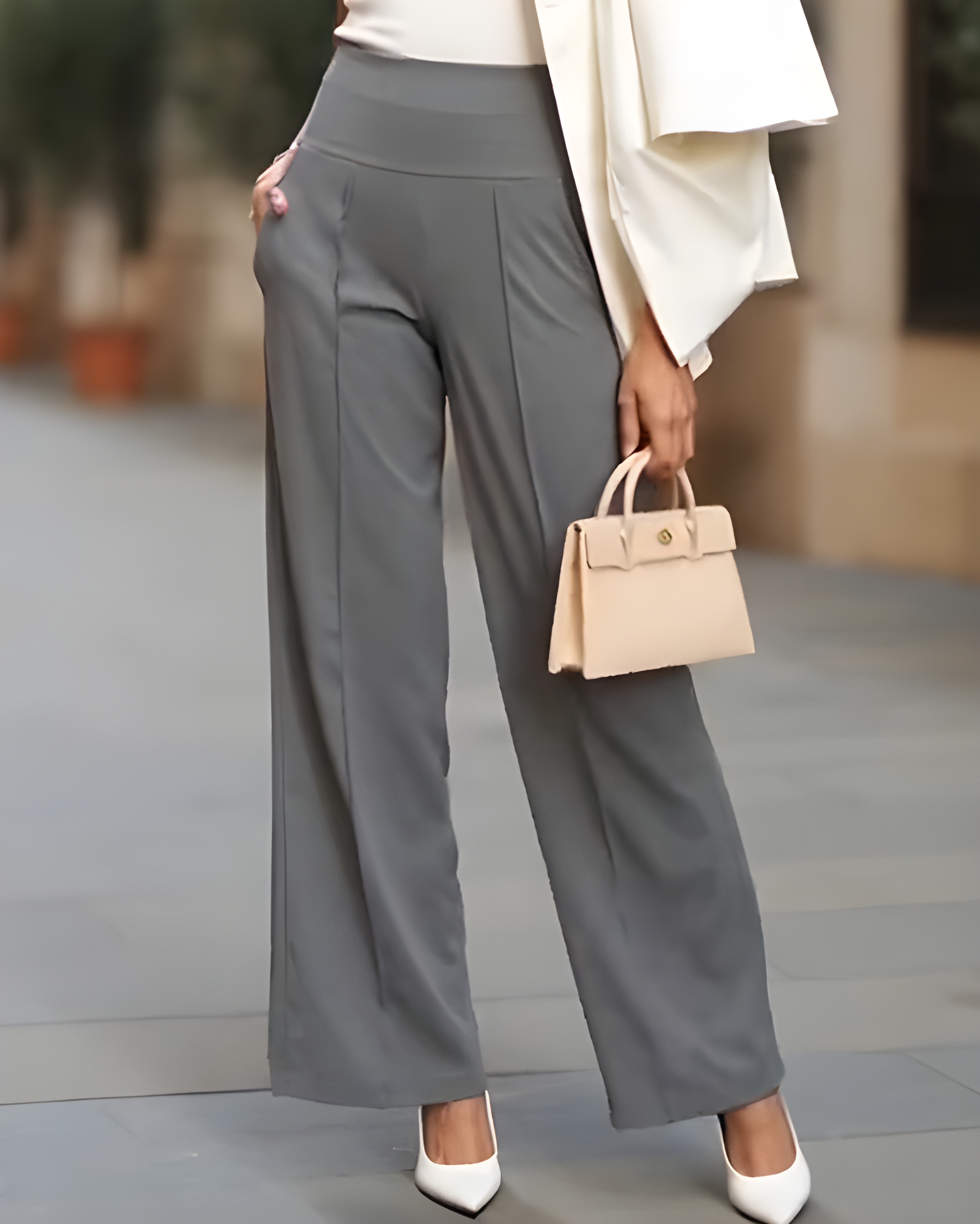 Straight-Leg Loose Casual Pants