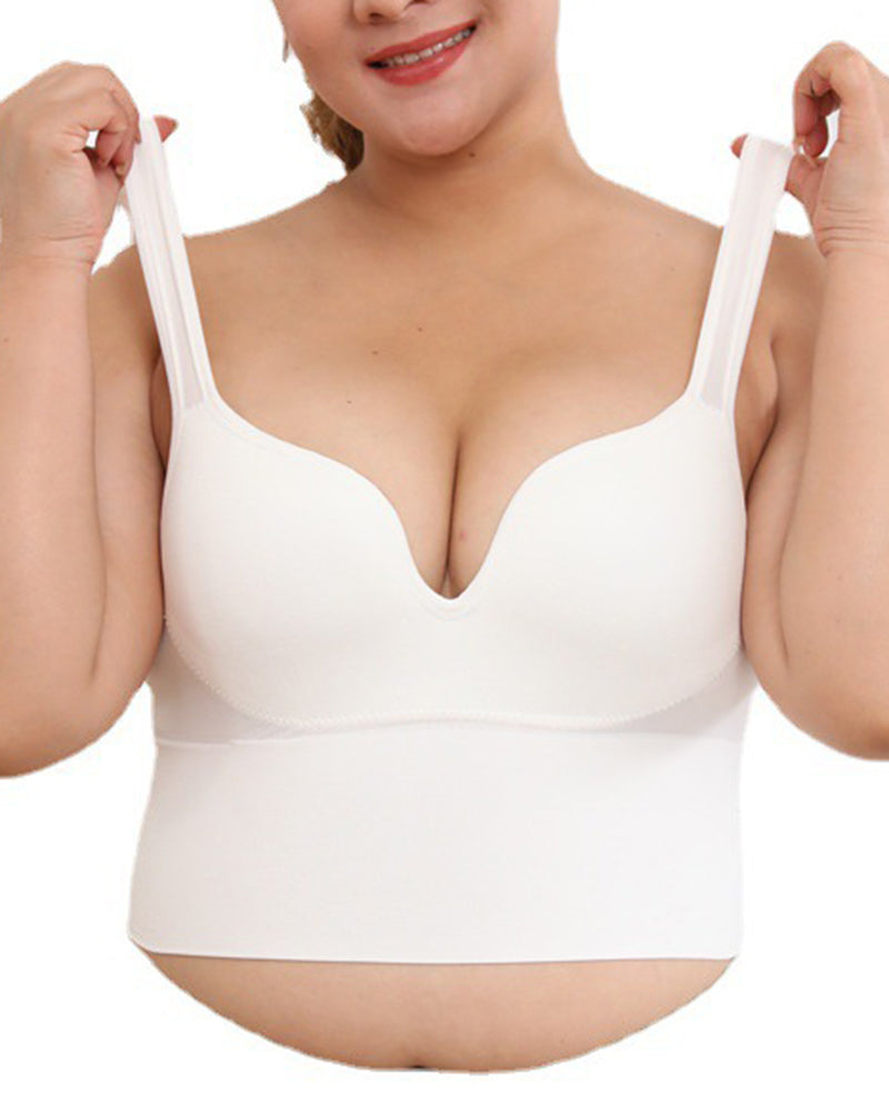 Shockproof Without Wire 3D Push-up Running Sports Bra