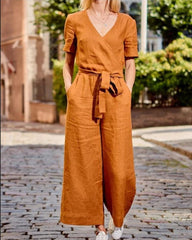 Romper Jumpsuit with Belt