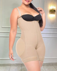 Butt Lifting With Zipper Slimming Compression Faja Body Shaper