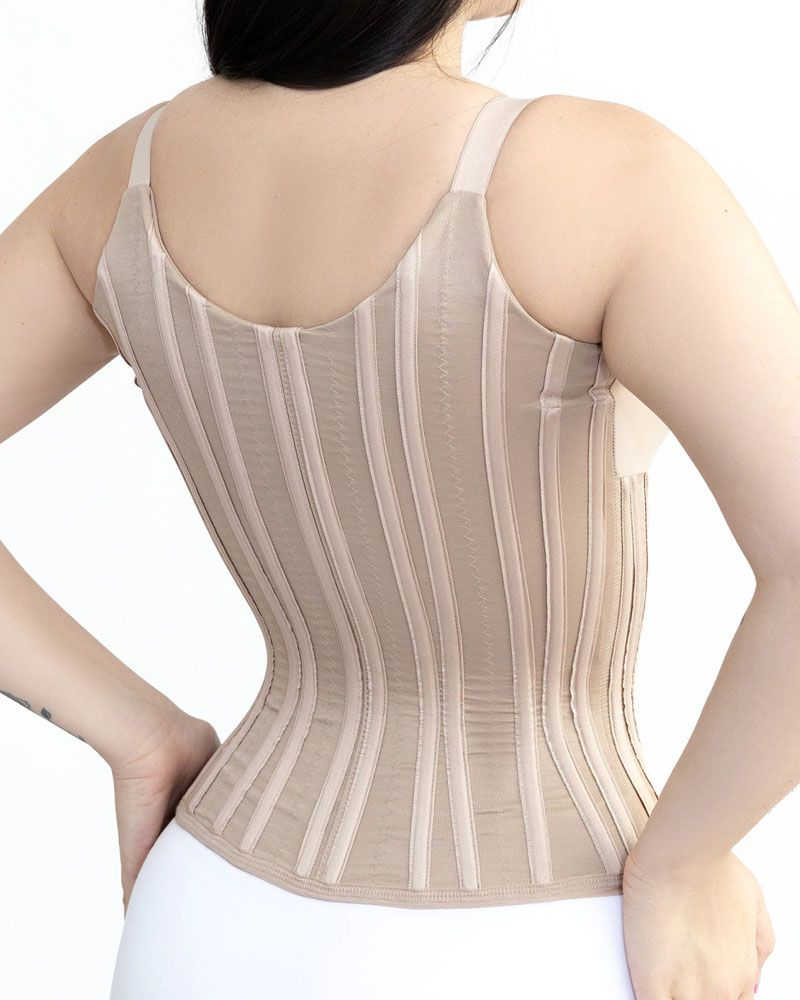 New Hourglass Shapewear Vest Waist Steel Belt