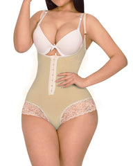 BODY PREMIUM TIRAS DELGADAS Body Shapewear for Tummy Control Button Open Bust Squeezeion Garment