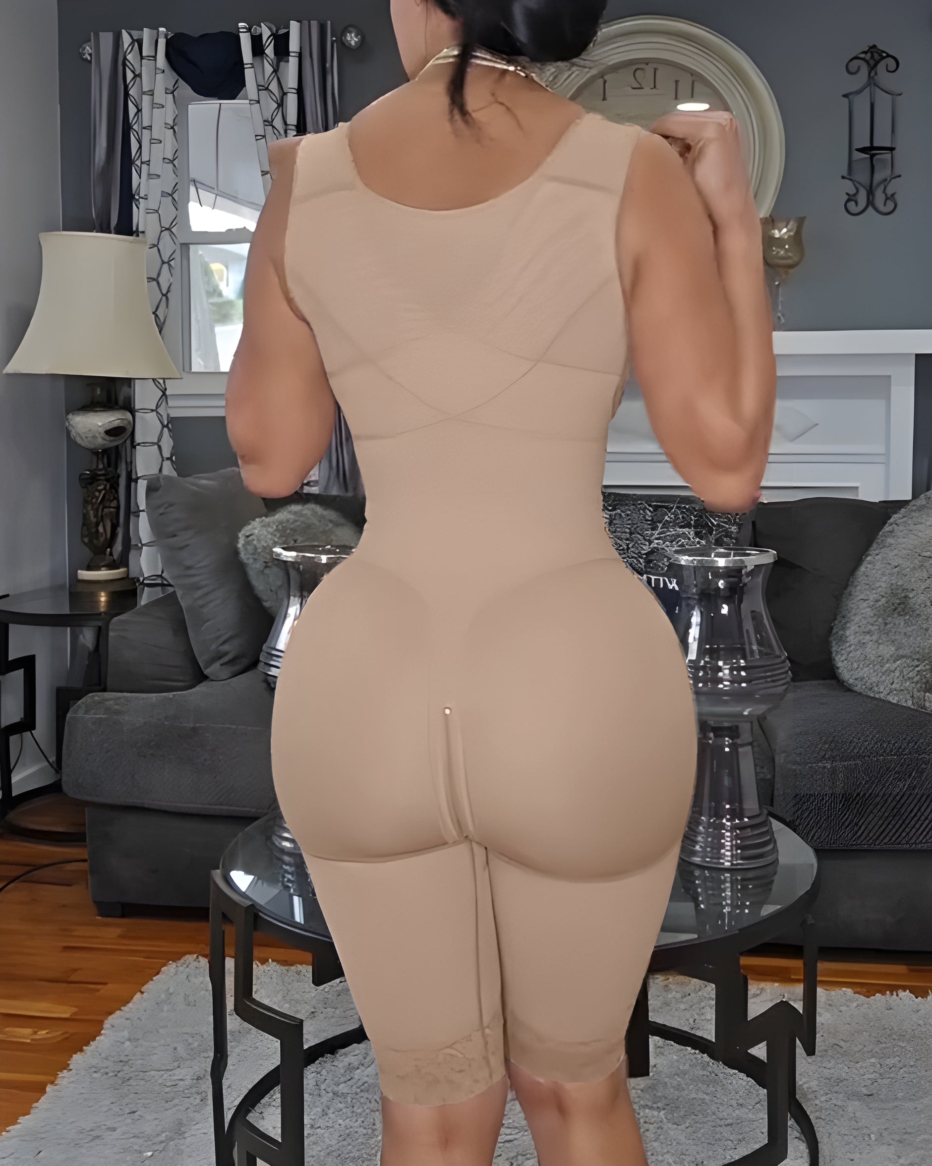Mid-Length Hourglass Shaping Sleeveless Body Shaper