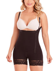 Side Zipper Strapless Slimming Shapewear