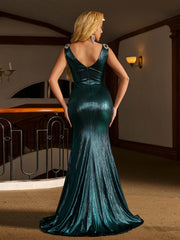 Radiant Emerald Luxe Dress