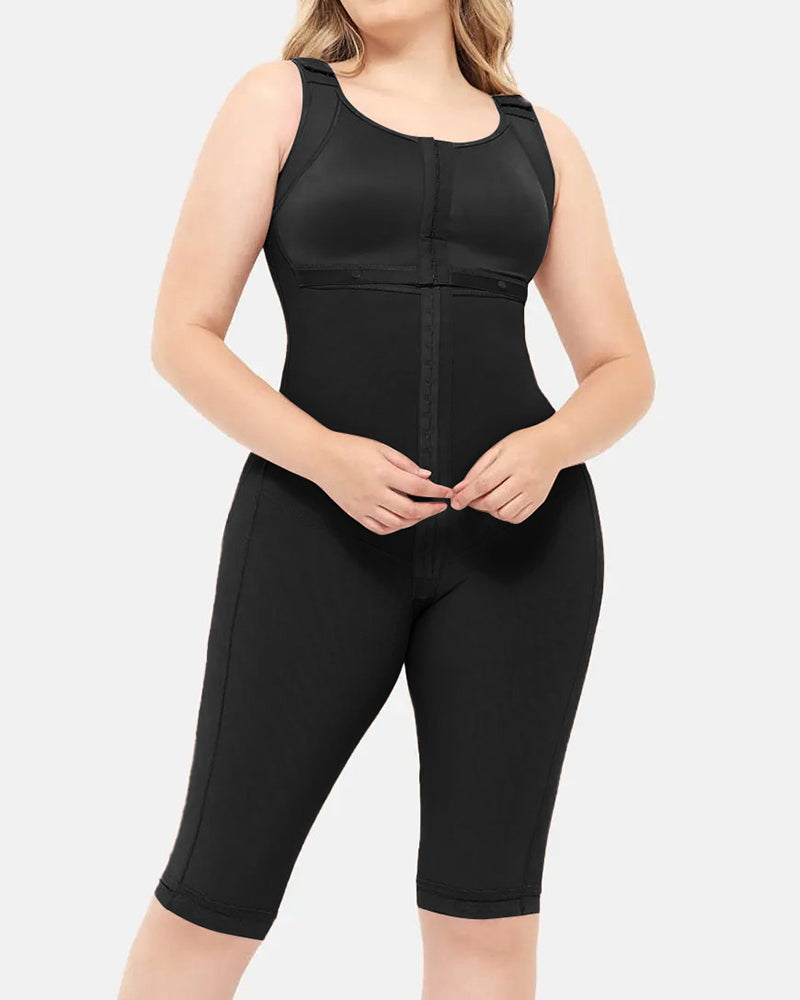 Double Compression Tummy Control Shapewear Faja With Bra