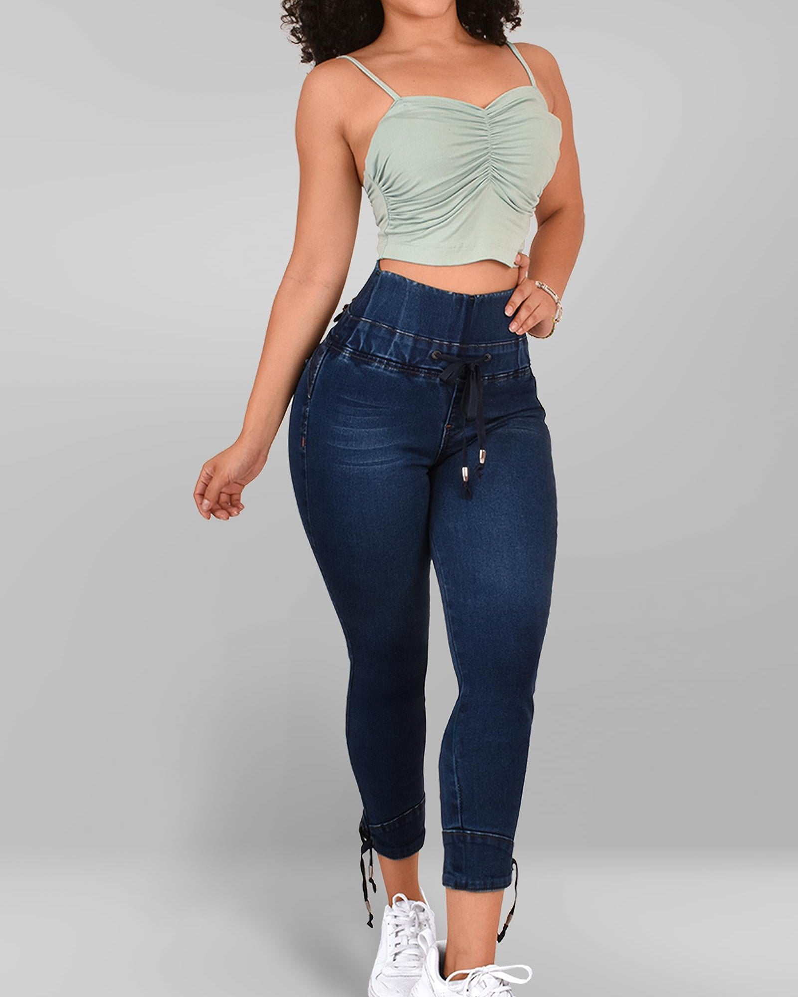 High Waisted Butt Lifting Skinny Jeans