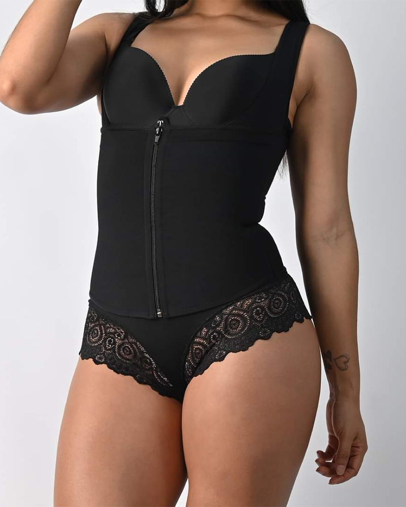 Tummy Control Thong Double Compression Shapewear