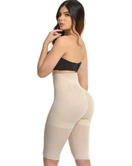 Knee Length High Waisted Tummy Control Shorts