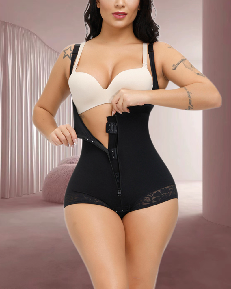 Lace Bodysuit Firm Control Butt Lifter