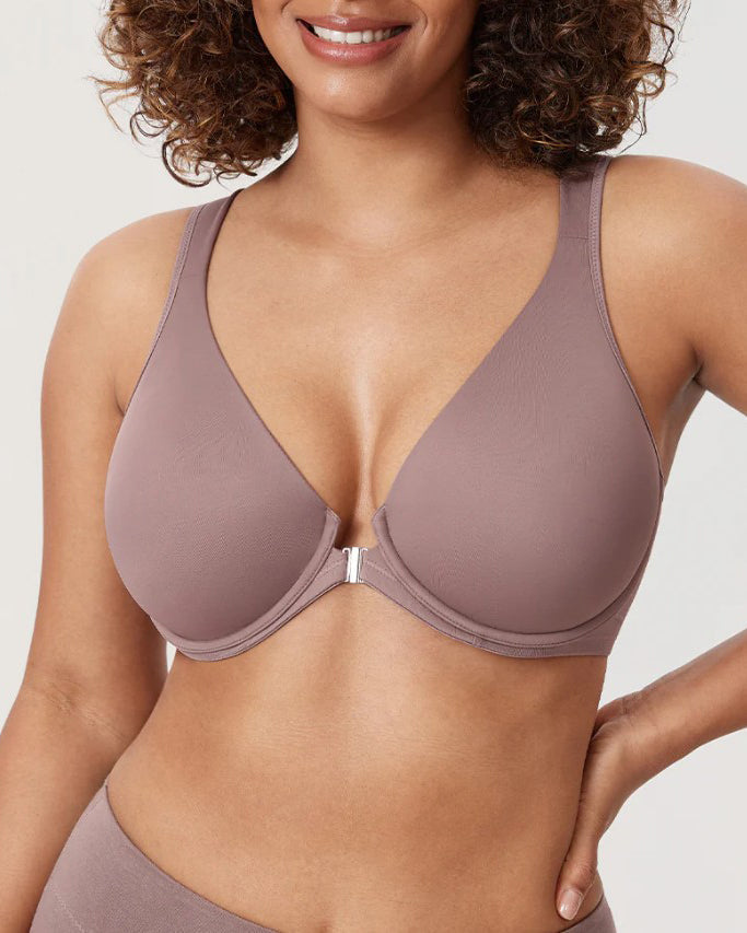 Plunge Wide Strap Bra