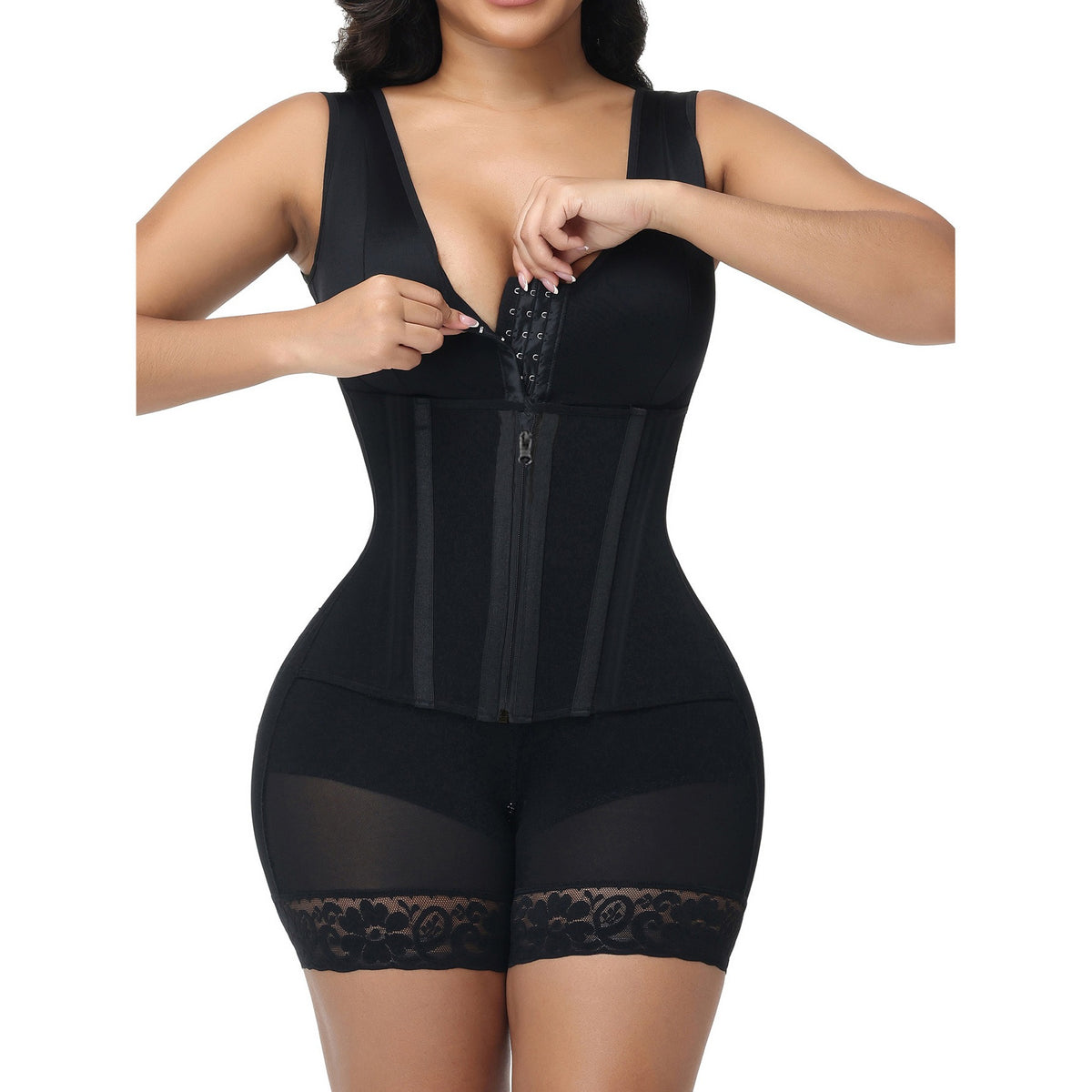 Double Layer Strong Tummy Control Thong Shapewear