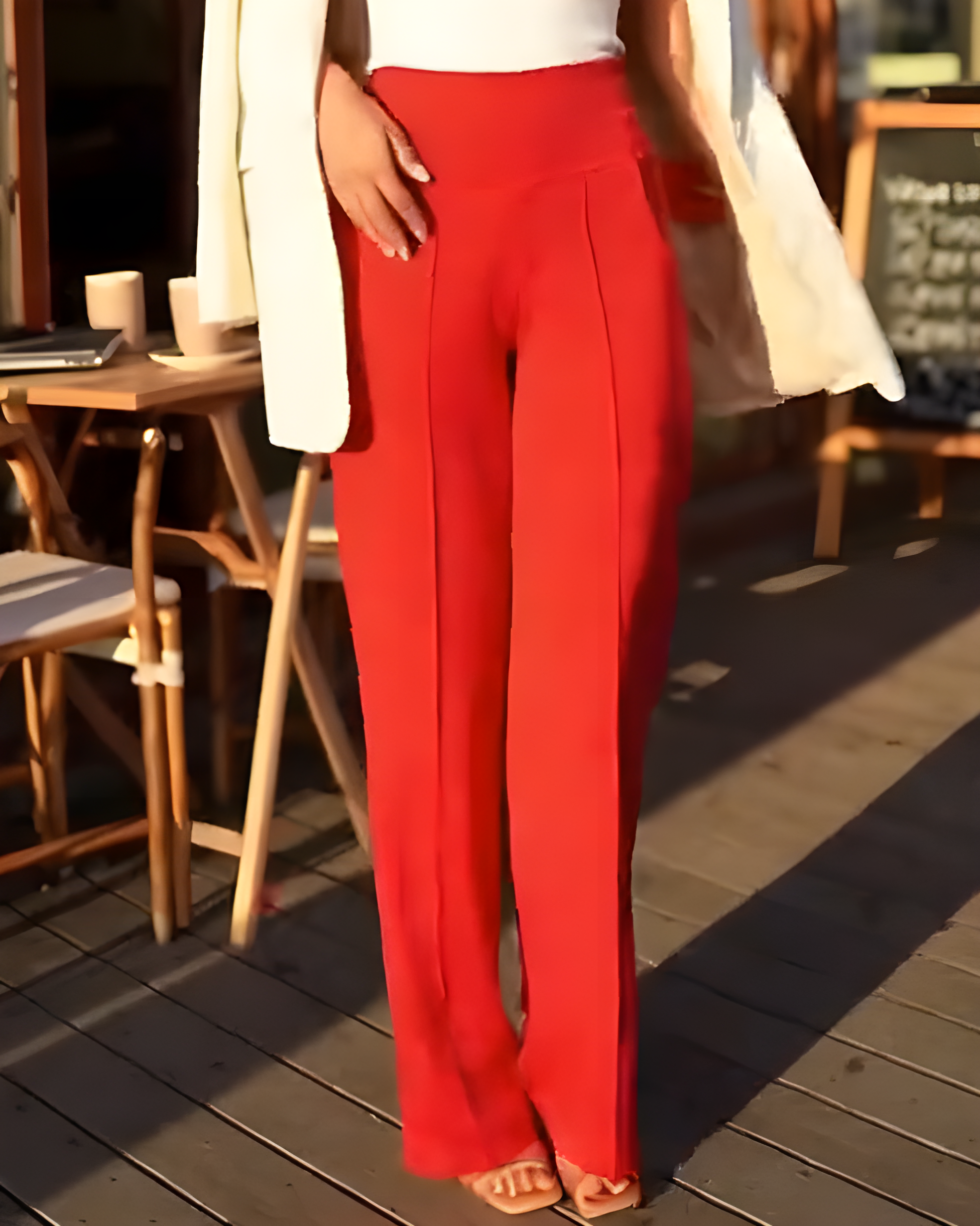 Straight-Leg Loose Casual Pants