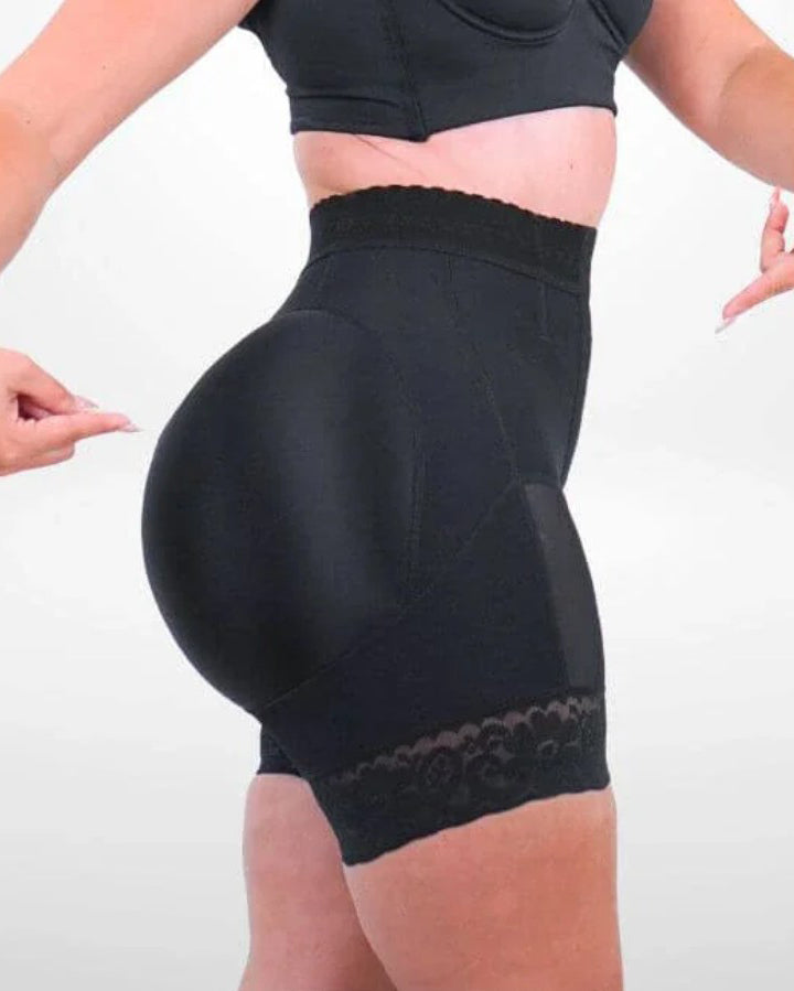 Hook and Eye Comfort Butt Lifting Shaper Shorts