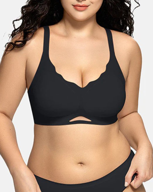 Sheer Mesh Seamless Bra