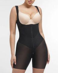 Front Zipper Tummy Shaping Sleeveless Full Body Shaper