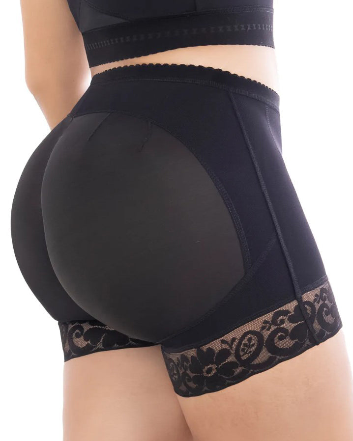 Butt Sculpting Lace Trims Shaper Shorts