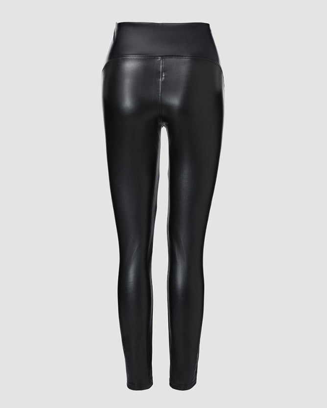 Slim-Fit Leather Skinny Pants