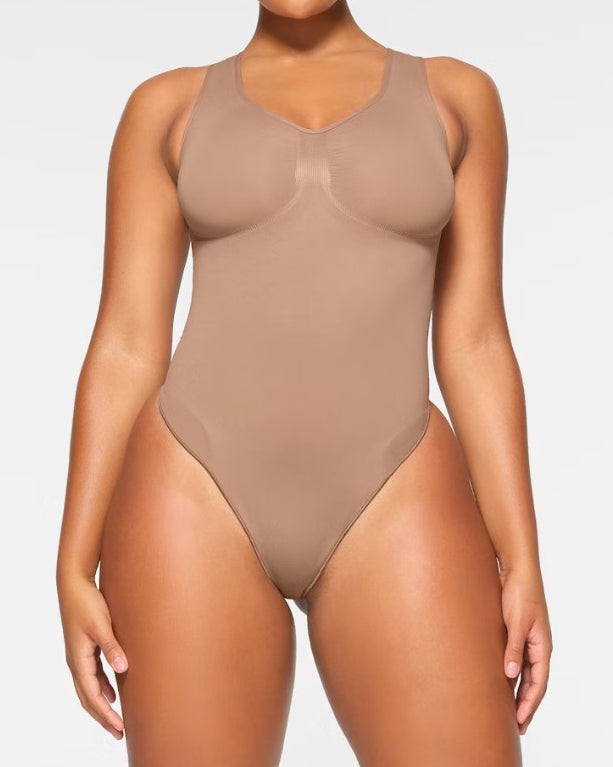 High Cut Thong Shapewear Bodysuit