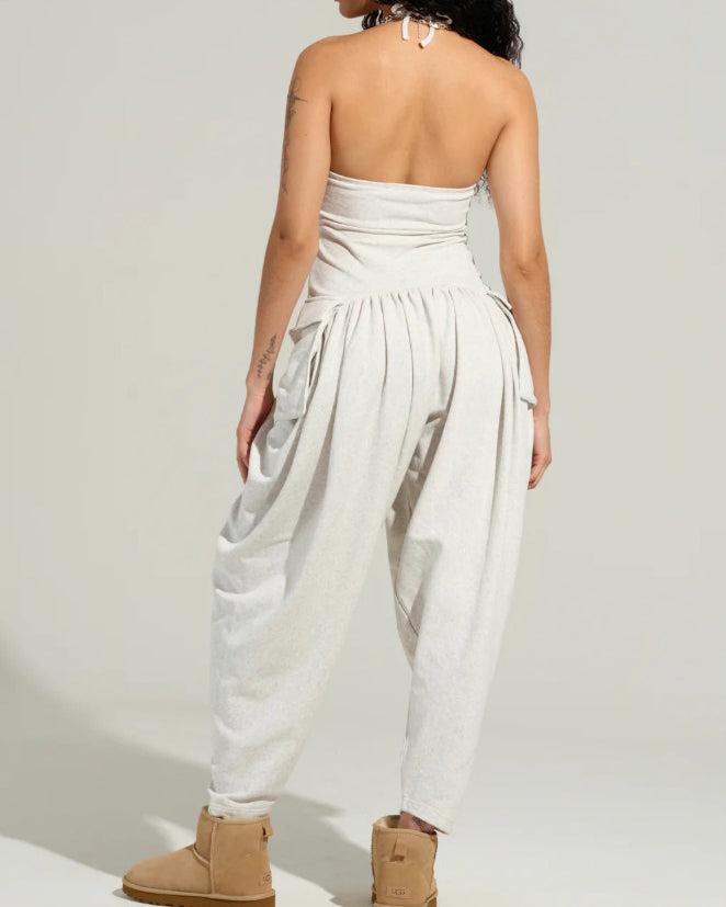 Comfort Sleeveless Slim-Fit Jumpsuit