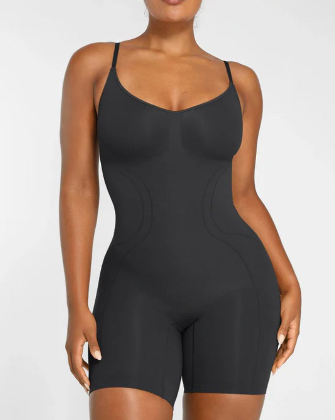 Sleeveless Seamless Tummy Shaping Full Body Shapewear