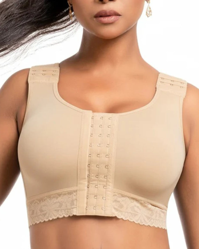 Lace Trims Hook Eye Shaper Bra