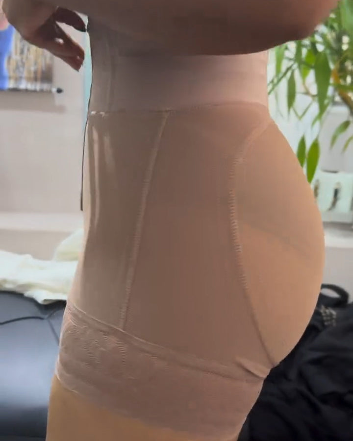 Tummy Shaping Lace Trims Sculpting Shorts