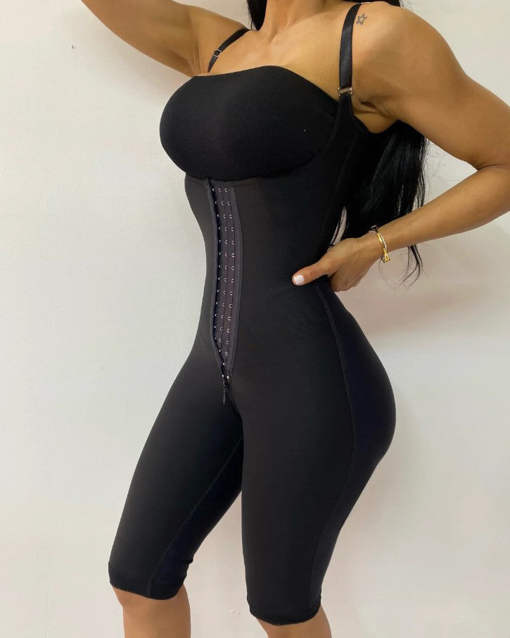 3 Row Hook and Eye Open Bust Shapewear