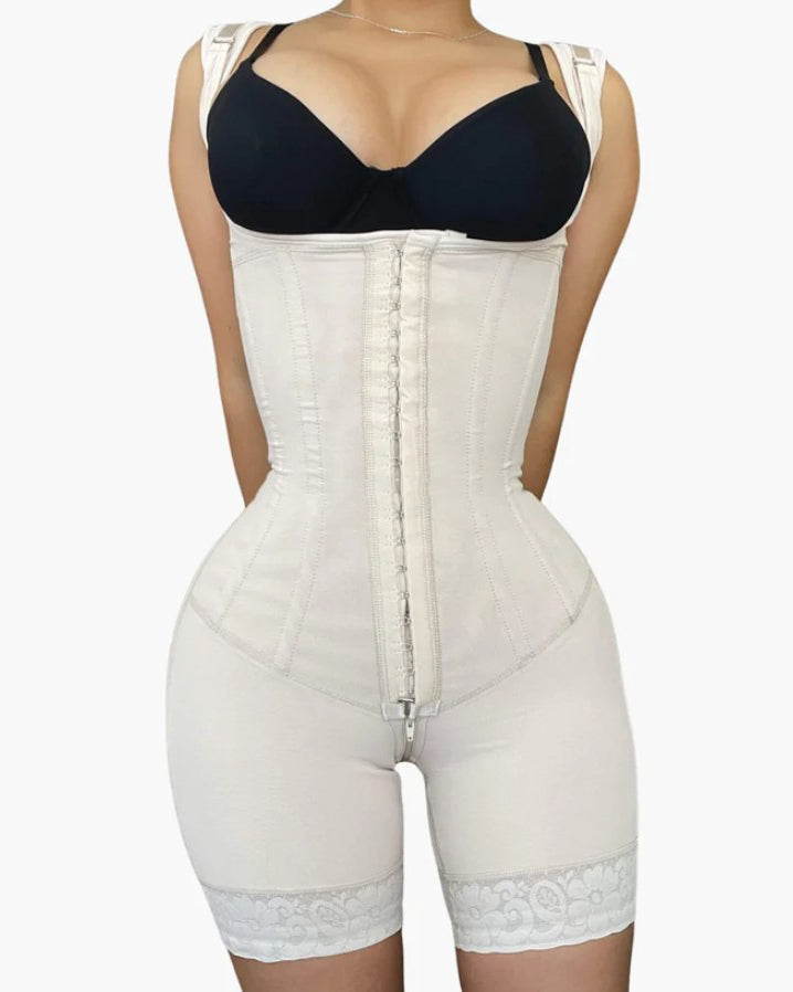 Open Chest Steel Boned Tummy Control Sleeveless Shapewear