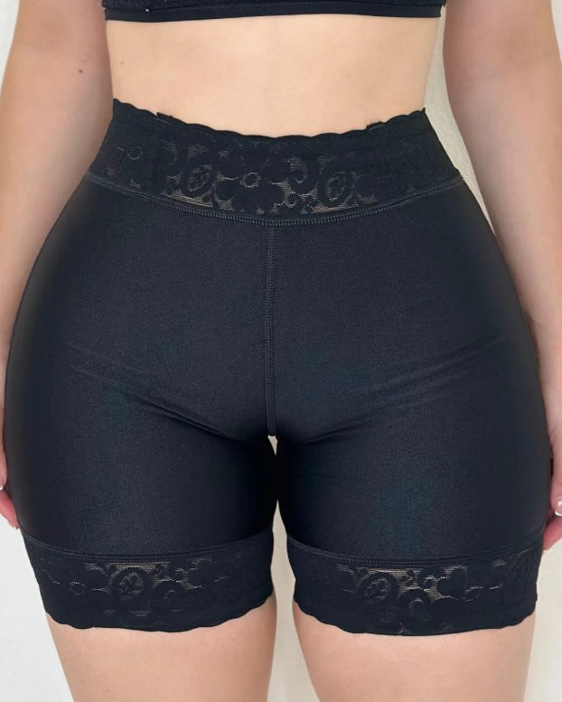 Lace Trims Comfort Hip-Lifting Shorts