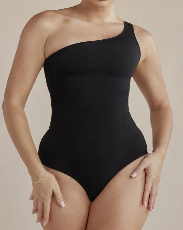 One-Shoulder Seamless Shaping Bodysuit