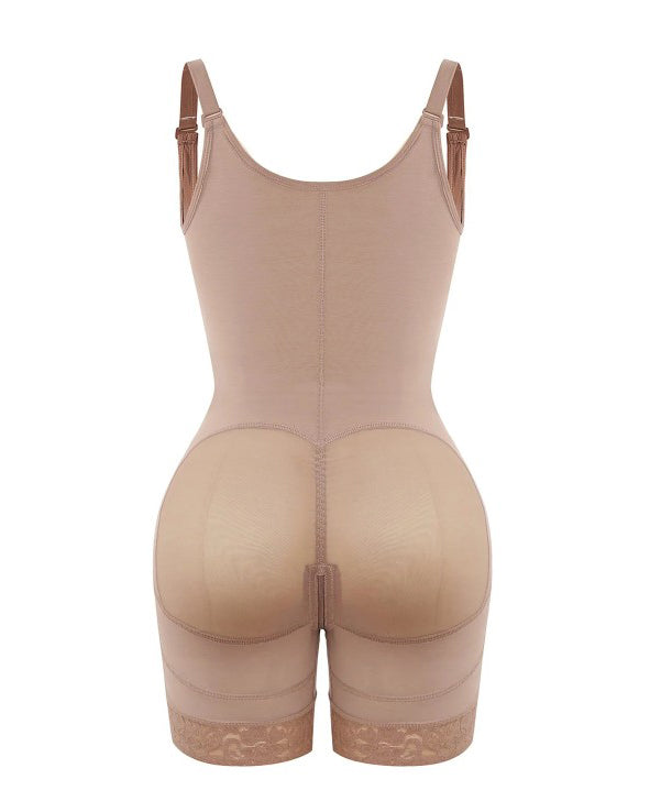 Comfortable Shaping Open-Chest Tummy-Control Shapewear