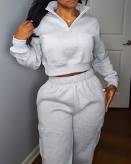Slim Cargo Style Casual Set